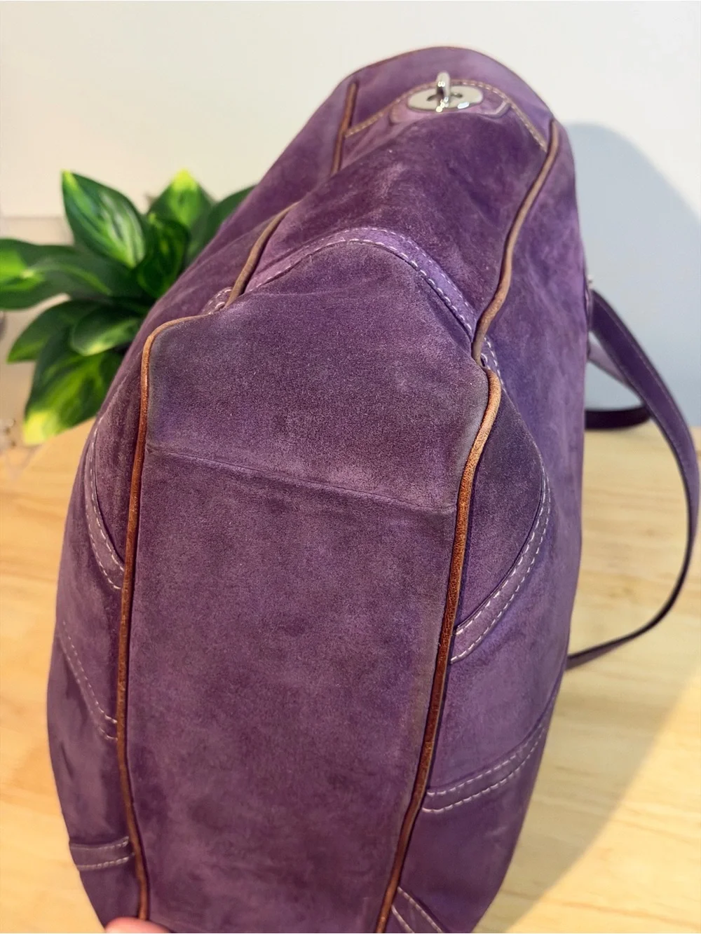 Coach spacious plum